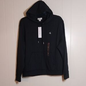 Calvin Klein Black Hoodie Sweatshirt Men's Large NWT